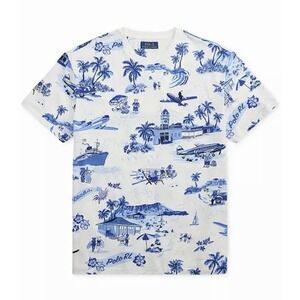 NEW Polo Ralph Lauren Men's Classic-Fit Polo Bear Vacation Jersey T-Shirt Sz XL